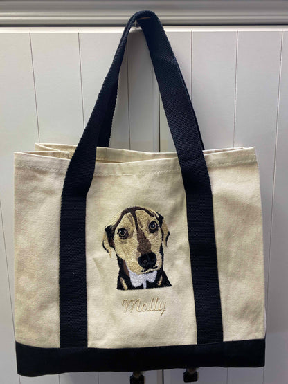 Pawsonalized tote bag