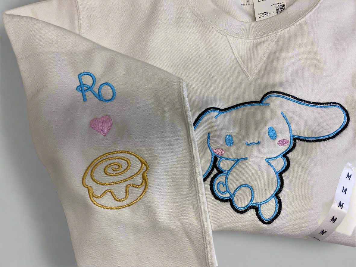 Cinnamoroll Embroidered Sweatshirt